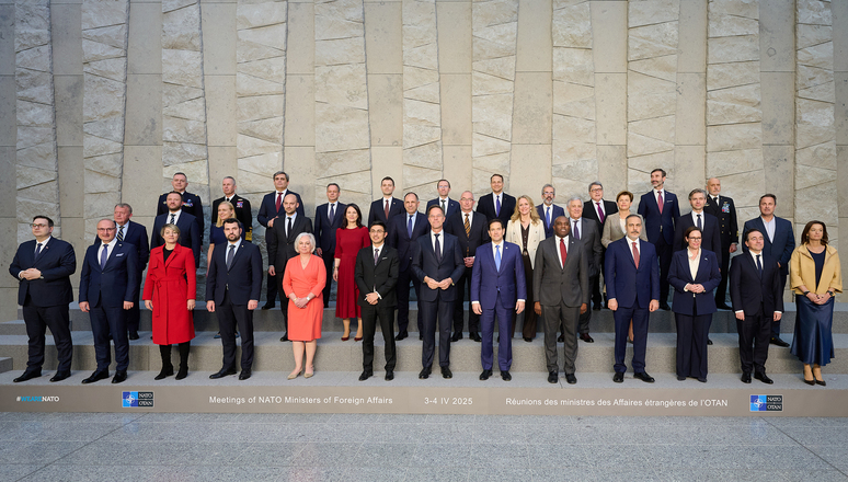 Secretary General reaffirms security through strength and support to Ukraine, as NATO Foreign Ministers lay groundwork for The Hague Summit