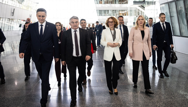 NATO reaffirms its steadfast commitment to security in Bosnia and Herzegovina and to safeguarding the Dayton Peace Agreement